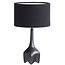 Woood Foss Tafellampvoet Aluminium Antique Zwart/bruin