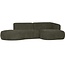 Woood Polly Chaise Longue Rechts Warm Groen
