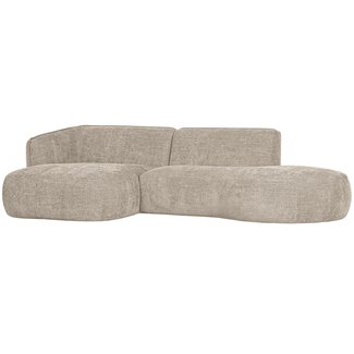 Woood Polly Chaise Longue Links Zand Woood Polly Chaise Longue Links Zand