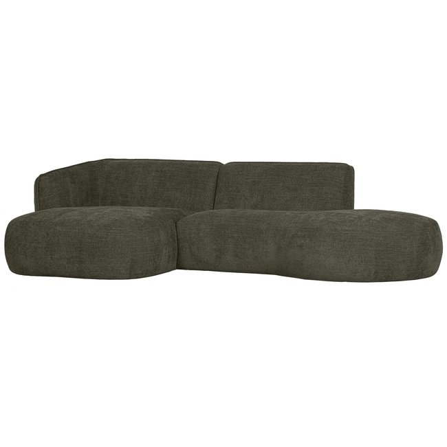 Woood Polly Chaise Longue Links Warm Groen
