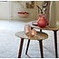 Light & Living Salontafel 71x61x48 cm ROMANO travertin zand+hout bruin