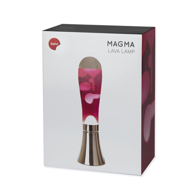 Balvi Lavalamp roze/zilver