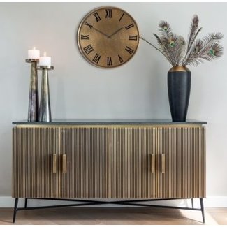 Richmond Interiors  Dressoir Ironville 4-deuren (Gold)