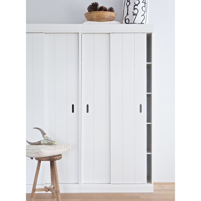 Woood Row Plankenkast Met Schuifdeuren [fsc]