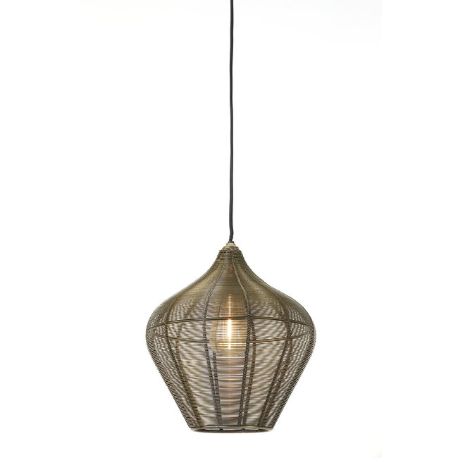 Light en Living Hanglamp ALVARO antiek  brons - Diverse maten
