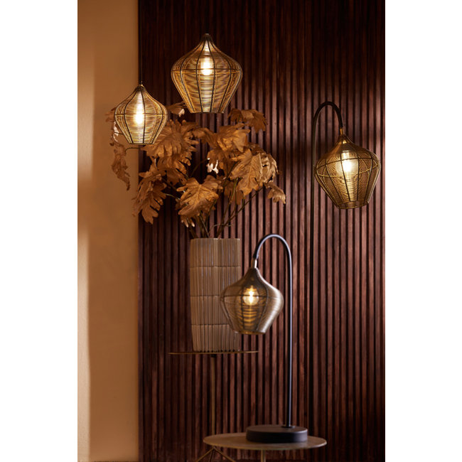 Light en Living Hanglamp ALVARO antiek  brons - Diverse maten