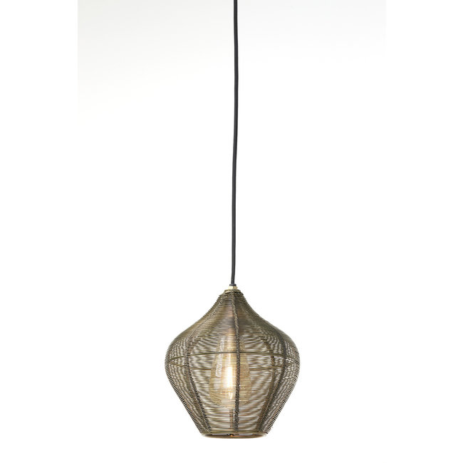 Light en Living Hanglamp ALVARO antiek  brons - Diverse maten