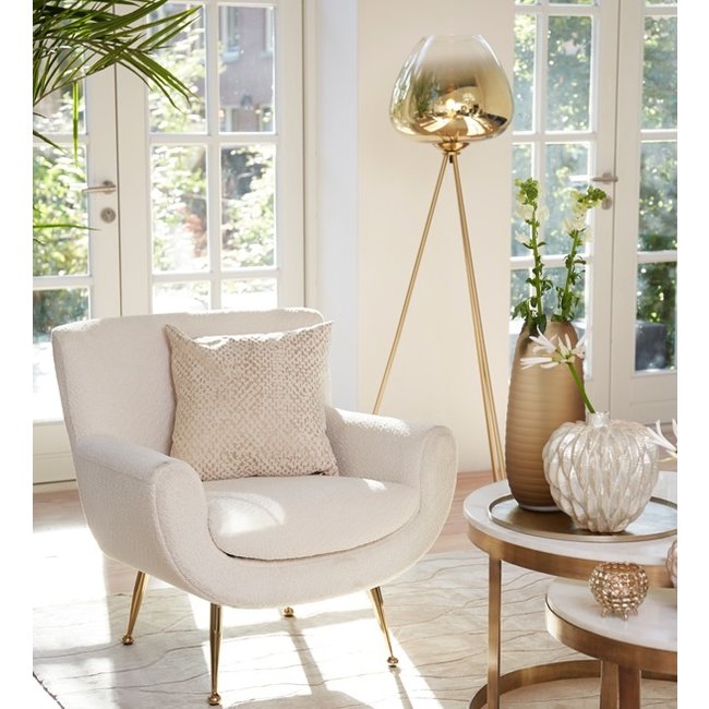 Light en Living Vloerlamp Ø42x146 cm MAYSON glas  goud-helder+goud