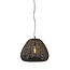 Light en Living Hanglamp FINOU mat zwart Ø42x38 cm