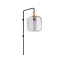 Light en Living Wandlamp 35x21x70 cm LEKAR antiek  brons+smoke glas