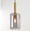 Light en Living Hanglamp Ø22x52 cm LEKAR antiek  brons+smoke glas