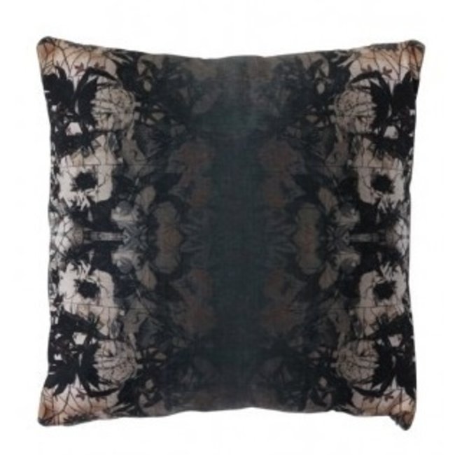 Light en Living Kussen 50x50 cm RORSCHACH velvet groen dessin