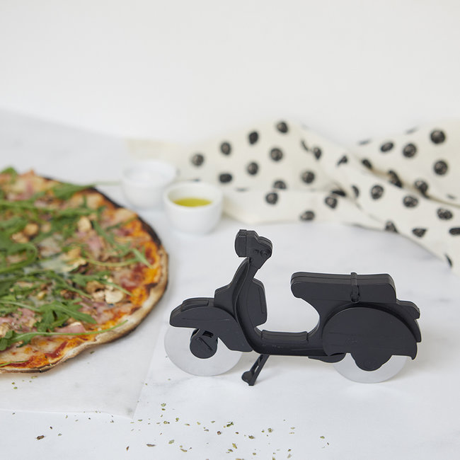 Balvi Pizzasnijder scooter zwart