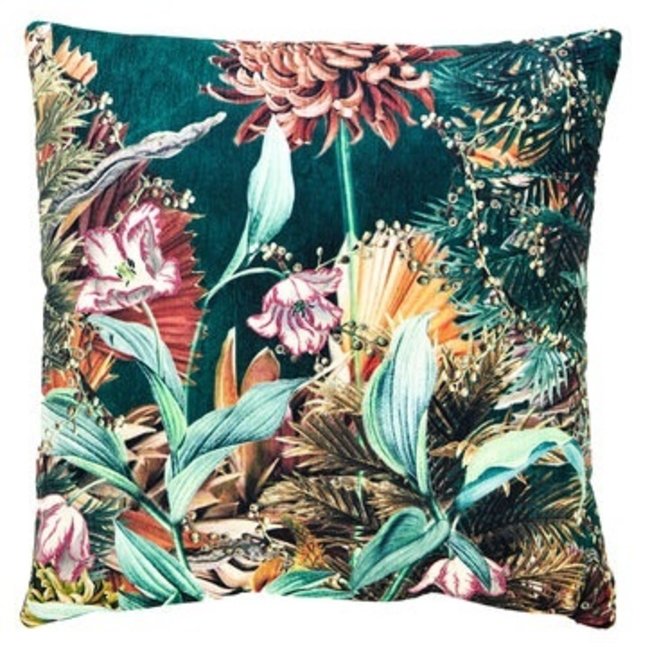 Light en Living Kussen 45x45 cm SUNZA groen