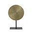 Light en Living Ornament op voet Ø25x38 cm RAWAS ruw a brons cirkel-m zwart