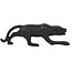 Light en Living Ornament 21x3,5x6,5 cm LEOPARD mat zwart