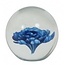 Light & Living Ornament Ø8,5x8,5 cm FLOWER glas blauw