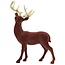 Light & Living Ornament 38x19x52 cm DEER rood