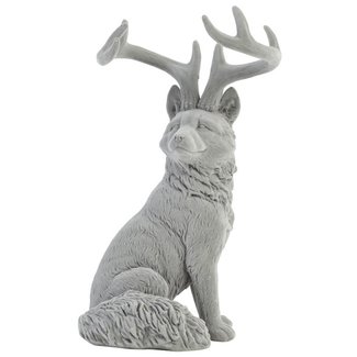 Light en Living Ornament 16x13x26,5 cm FOX grijs