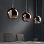 WoonStijl Hanglamp 3L Globe goud