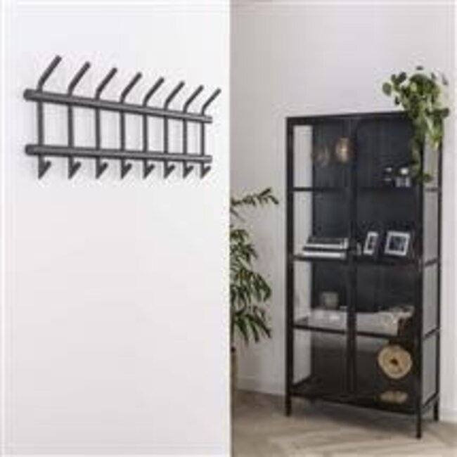 WoonStijl Garderobe 8 haaks breed ronde buis