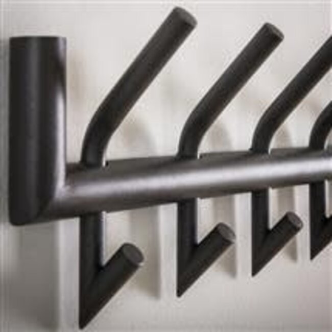 WoonStijl Garderobe 2x8 haaks ronde buis