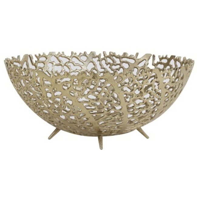 Light en Living Schaal Ø35,5x14 cm GALAXA antiek goud of zwart