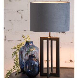 Light en Living Lampvoet 15x15x35 cm MACE mat zwart