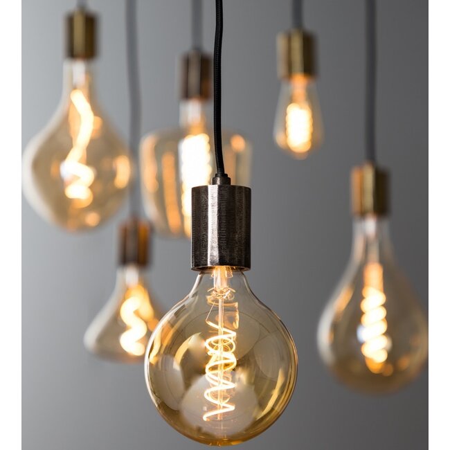 Light en Living Deco LED globe Ø12,5x17,5 cm Light 4W amber E27 dimbaar