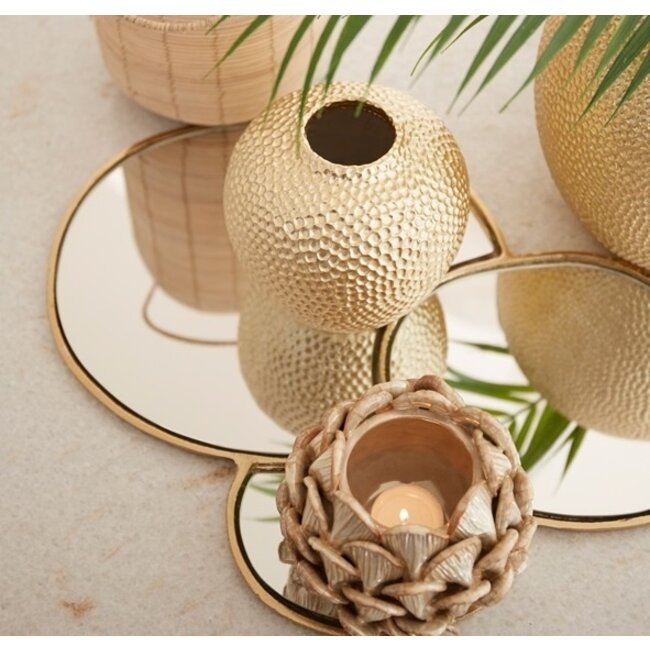 Light en Living Plateau DALENA glas goud - 2 maten