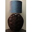 Light en Living Lampvoet TURTLE  mat zwart 54,5 cm hoog