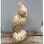 Light en Living Ornament Bird  12x11x28,5 cm shiny olive green