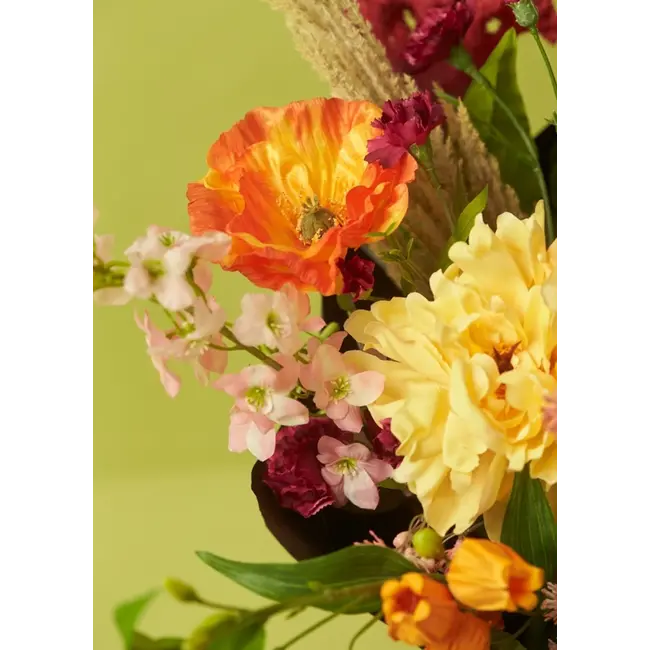 Pure Kunsttak Papaver X3 72 cm geel oranje