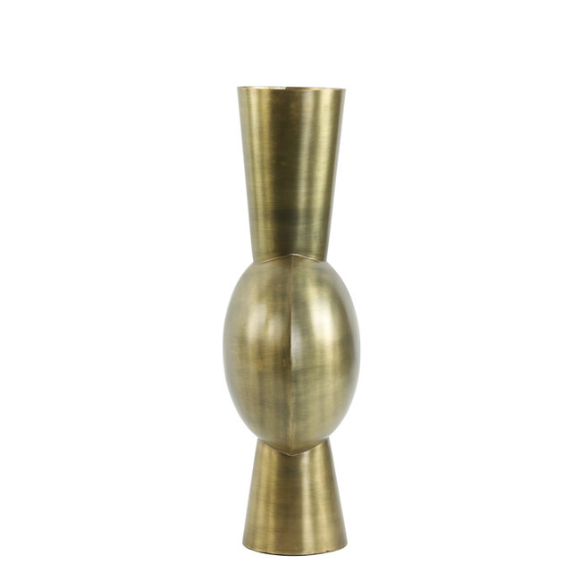 Light en Living Vaas KAVANDU antiek brons - 2 maten