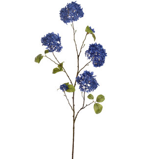 Pure Kunsttak Hortensia groot 110 cm donkerblauw