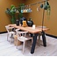 Woood Tablo Outdoor Eettafel Naturel Met A-poot Metaal [fsc]