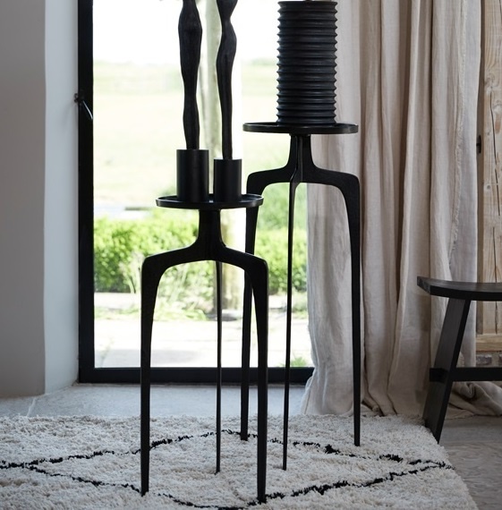 ANNA(jo) 2セット Zuil Set van 2 PANO donker brons - Gratis thuisbezorgd - De Woon