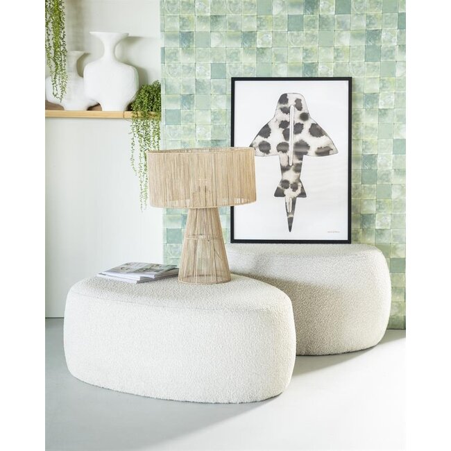 Eleonora Poef Liby groot - beige copenhagen