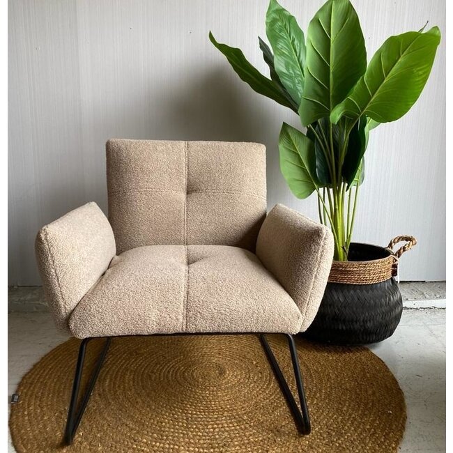 Tower Living Fauteuil Dante Teddy - Diverse kleuren