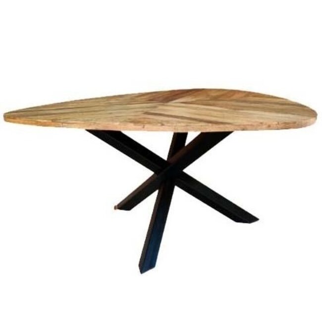 Tower Living Eettafel Trivero 150x150 Mango Naturel