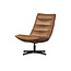 WOOOD Exclusive Nika Draaifauteuil Leerlook Cognac