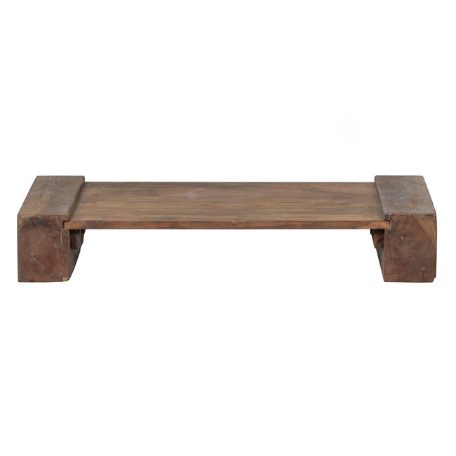 Woood Cuno Salontafel Laag Hout Donkerbruin
