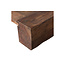 Woood Cuno Salontafel Laag Hout Donkerbruin