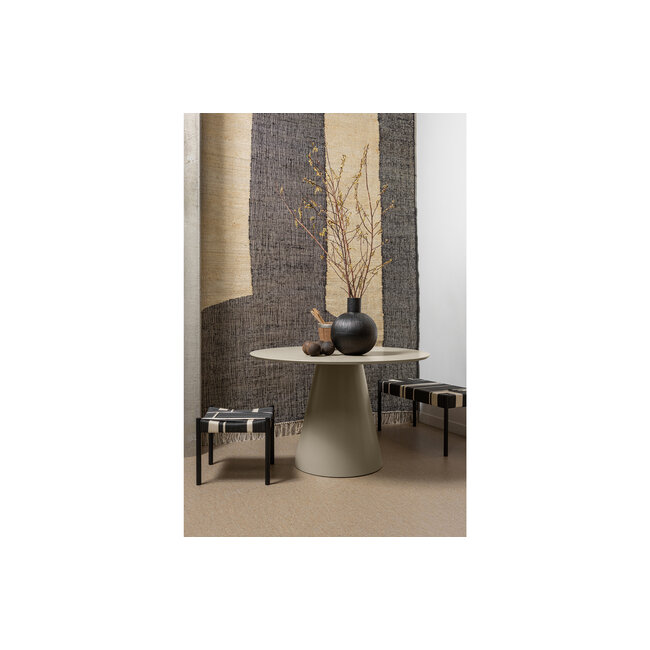 Woood Jorre Eettafel Mdf Antique Beige Ø120cm