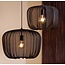 Light en Living Hanglamp Ø40x30 cm PLUMERIA zwart
