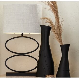 Light en Living Lampvoet STELIUS mat  zwart - 2 afmetingen