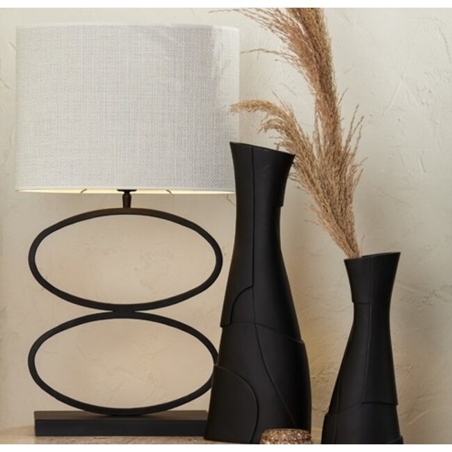 Light en Living Lampvoet STELIUS mat  zwart - 2 afmetingen