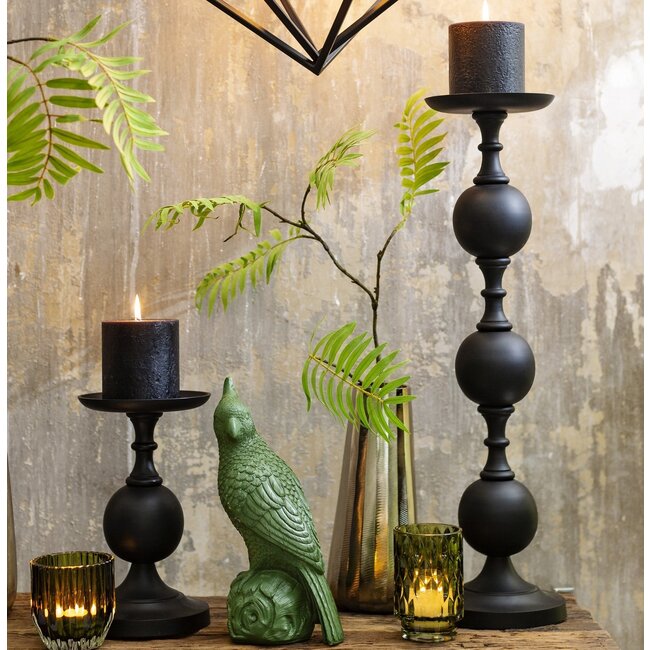 Light en Living Kandelaar LESANE mat zwart - Diverse maten