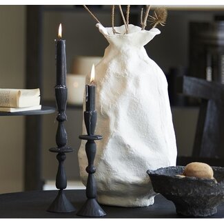 Light en Living Kandelaar Ø7x28,5 cm CASANDRA mat  zwart