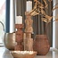 Light en Living Kandelaar EXUMAS hout bruin - 2 maten